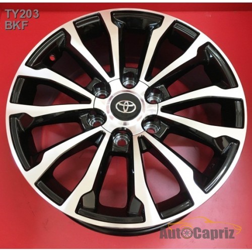 Диски Replica TY203 BKF R18 W7.5 PCD6x139.7 ET25 DIA106.2